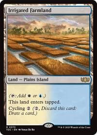 Irrigated Farmland - Commander: Tarkir: Dragonstorm - Magic: The Gathering card