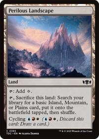 Perilous Landscape - Commander: Tarkir: Dragonstorm - Magic: The Gathering card