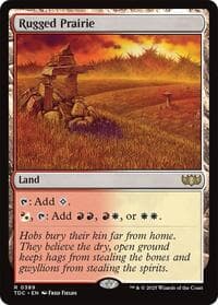 Rugged Prairie - Commander: Tarkir: Dragonstorm - Magic: The Gathering card