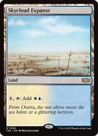 Skycloud Expanse - Commander: Tarkir: Dragonstorm - Magic: The Gathering card