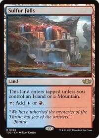 Sulfur Falls - Commander: Tarkir: Dragonstorm - Magic: The Gathering card