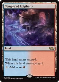 Temple of Epiphany - Commander: Tarkir: Dragonstorm - Magic: The Gathering card
