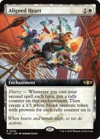 Aligned Heart (Extended Art) - Commander: Tarkir: Dragonstorm - Magic: The Gathering card