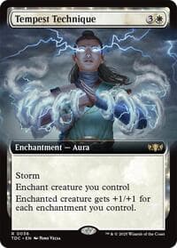 Tempest Technique (Extended Art) - Commander: Tarkir: Dragonstorm - Magic: The Gathering card