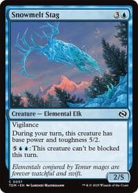Snowmelt Stag - Tarkir: Dragonstorm - Magic: The Gathering card