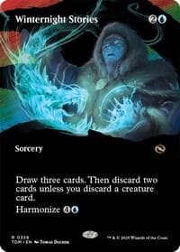 Winternight Stories (Borderless) - Tarkir: Dragonstorm - Magic: The Gathering card