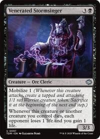 Venerated Stormsinger - Tarkir: Dragonstorm - Magic: The Gathering card