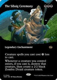The Sibsig Ceremony (Borderless) - Tarkir: Dragonstorm - Magic: The Gathering card
