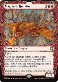 Magmatic Hellkite (Showcase) - Tarkir: Dragonstorm - Magic: The Gathering card
