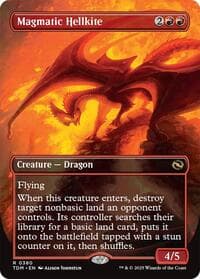 Magmatic Hellkite (Borderless) - Tarkir: Dragonstorm - Magic: The Gathering card