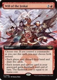 Will of the Jeskai (Extended Art) - Commander: Tarkir: Dragonstorm - Magic: The Gathering card