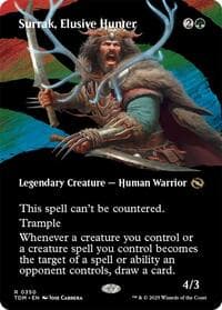 Surrak, Elusive Hunter (Borderless) - Tarkir: Dragonstorm - Magic: The Gathering card