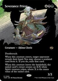 Severance Priest (Borderless) - Tarkir: Dragonstorm - Magic: The Gathering card