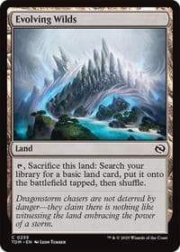 Evolving Wilds - Tarkir: Dragonstorm - Magic: The Gathering card
