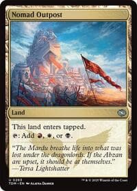Nomad Outpost - Tarkir: Dragonstorm - Magic: The Gathering card