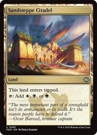 Sandsteppe Citadel - Tarkir: Dragonstorm - Magic: The Gathering card