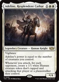 Adeline, Resplendent Cathar - Commander: Tarkir: Dragonstorm - Magic: The Gathering card