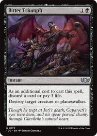 Bitter Triumph - Commander: Tarkir: Dragonstorm - Magic: The Gathering card