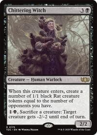 Chittering Witch - Commander: Tarkir: Dragonstorm - Magic: The Gathering card