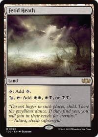 Fetid Heath - Commander: Tarkir: Dragonstorm - Magic: The Gathering card