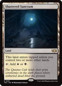 Shattered Sanctum - Commander: Tarkir: Dragonstorm - Magic: The Gathering card