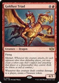 Goldlust Triad - Commander: Tarkir: Dragonstorm - Magic: The Gathering card