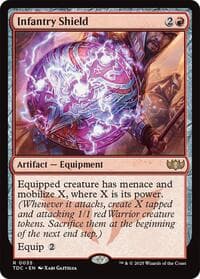 Infantry Shield - Commander: Tarkir: Dragonstorm - Magic: The Gathering card