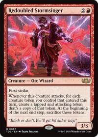 Redoubled Stormsinger - Commander: Tarkir: Dragonstorm - Magic: The Gathering card