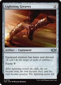 Lightning Greaves - Commander: Tarkir: Dragonstorm - Magic: The Gathering card