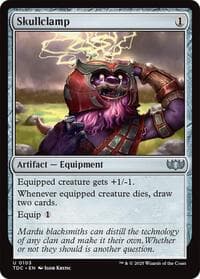 Skullclamp - Commander: Tarkir: Dragonstorm - Magic: The Gathering card