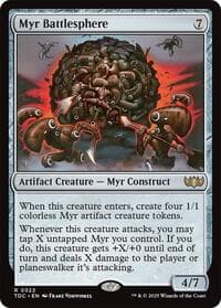 Myr Battlesphere - Commander: Tarkir: Dragonstorm - Magic: The Gathering card