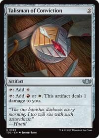 Talisman of Conviction - Commander: Tarkir: Dragonstorm - Magic: The Gathering card
