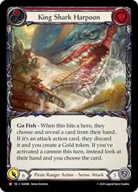 King Shark Harpoon - High Seas - Flesh and Blood TCG card