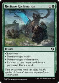 Heritage Reclamation - Tarkir: Dragonstorm - Magic: The Gathering card