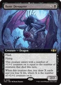 Bone Devourer (Extended Art) - Commander: Tarkir: Dragonstorm - Magic: The Gathering card