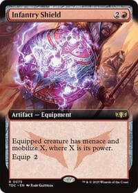 Infantry Shield (Extended Art) - Commander: Tarkir: Dragonstorm - Magic: The Gathering card