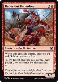 Underfoot Underdogs - Tarkir: Dragonstorm - Magic: The Gathering card