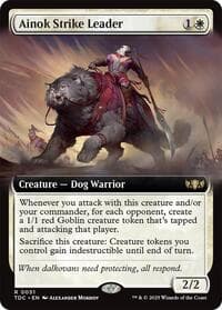 Ainok Strike Leader (Extended Art) - Commander: Tarkir: Dragonstorm - Magic: The Gathering card