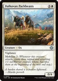 Dalkovan Packbeasts - Tarkir: Dragonstorm - Magic: The Gathering card