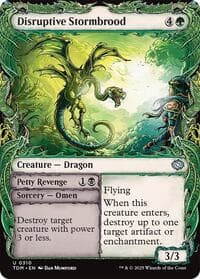 Disruptive Stormbrood (Showcase) - Tarkir: Dragonstorm - Magic: The Gathering card
