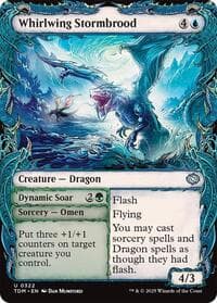Whirlwing Stormbrood (Showcase) - Tarkir: Dragonstorm - Magic: The Gathering card