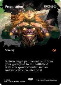 Perennation (Borderless) - Tarkir: Dragonstorm - Magic: The Gathering card