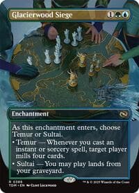Glacierwood Siege (Borderless) - Tarkir: Dragonstorm - Magic: The Gathering card