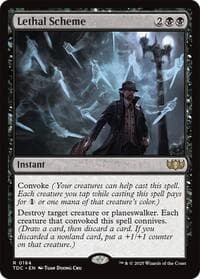 Lethal Scheme - Commander: Tarkir: Dragonstorm - Magic: The Gathering card