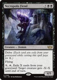Necropolis Fiend - Commander: Tarkir: Dragonstorm - Magic: The Gathering card