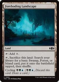 Foreboding Landscape - Commander: Tarkir: Dragonstorm - Magic: The Gathering card