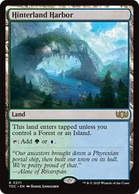Hinterland Harbor - Commander: Tarkir: Dragonstorm - Magic: The Gathering card