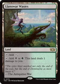 Llanowar Wastes - Commander: Tarkir: Dragonstorm - Magic: The Gathering card