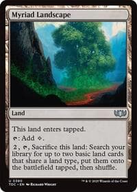 Myriad Landscape - Commander: Tarkir: Dragonstorm - Magic: The Gathering card