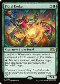 Floral Evoker - Commander: Tarkir: Dragonstorm - Magic: The Gathering card